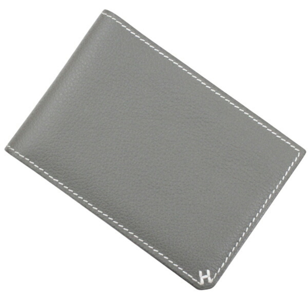 Hermes Bi-fold Wallet, Business Card Holder/Card Case, H-Sellier Horizontal G...